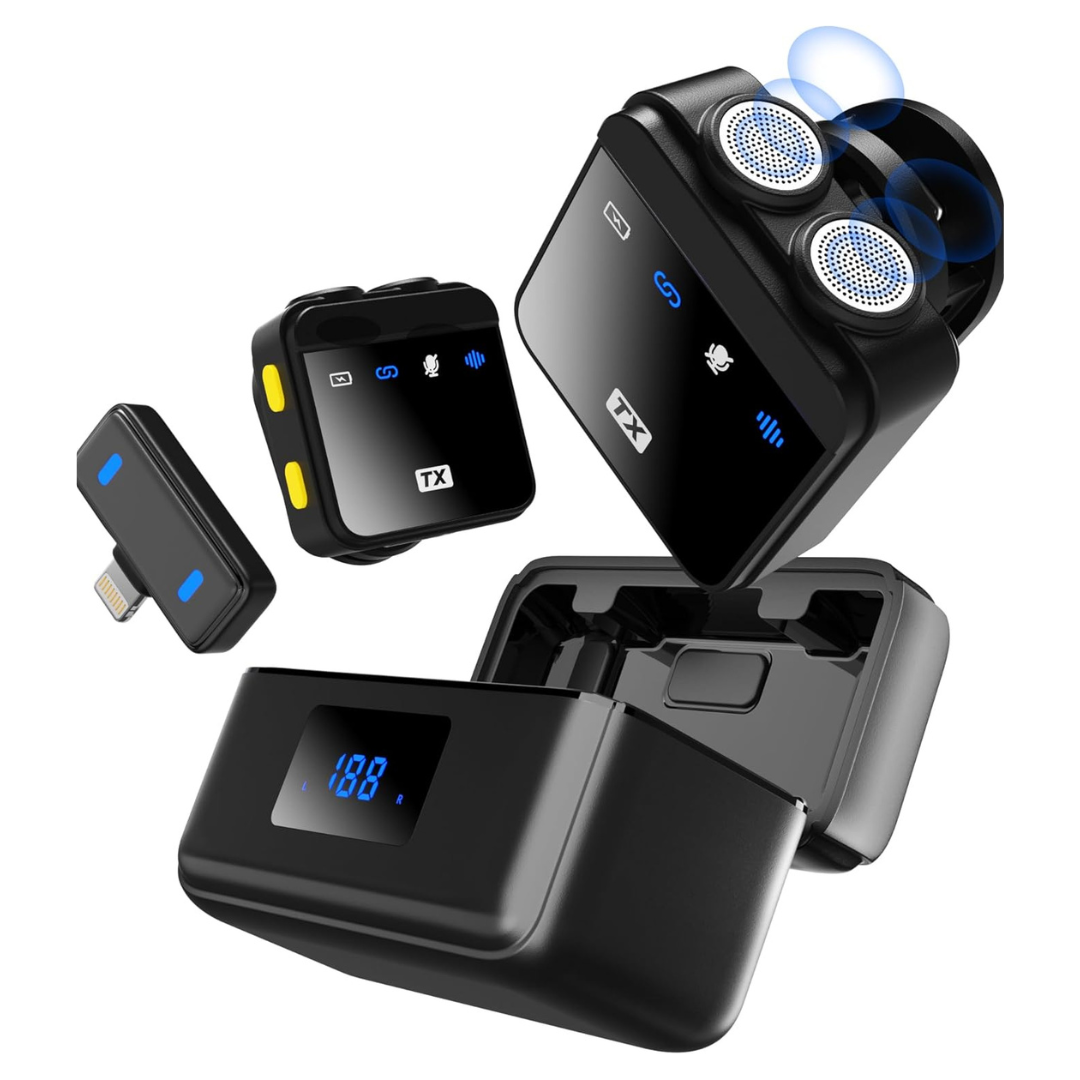 Wireless Lavalier Microphone With Mini Lapel Mic