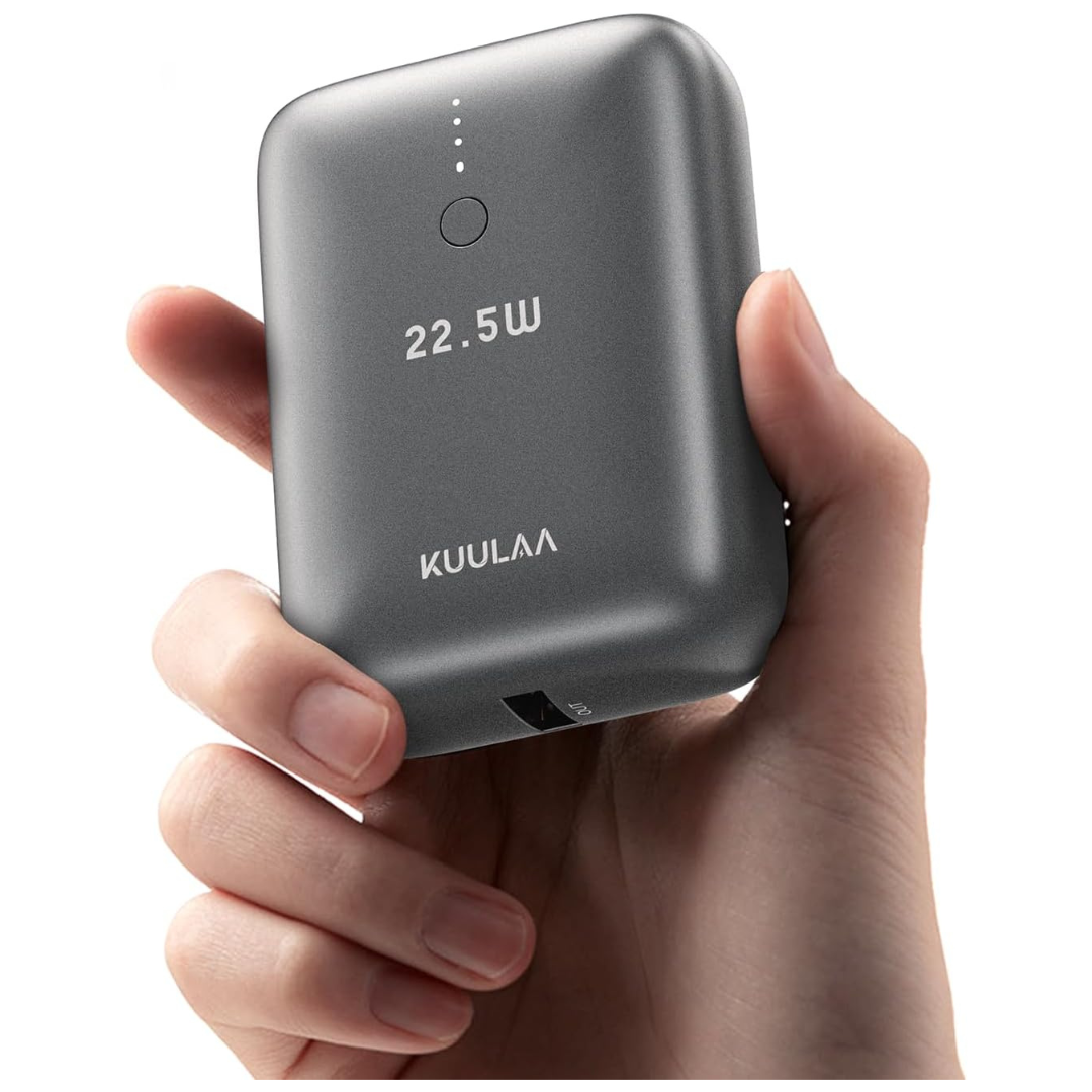 Kuulaa 10000mAh 22.5W USB C Mini Portable Charger