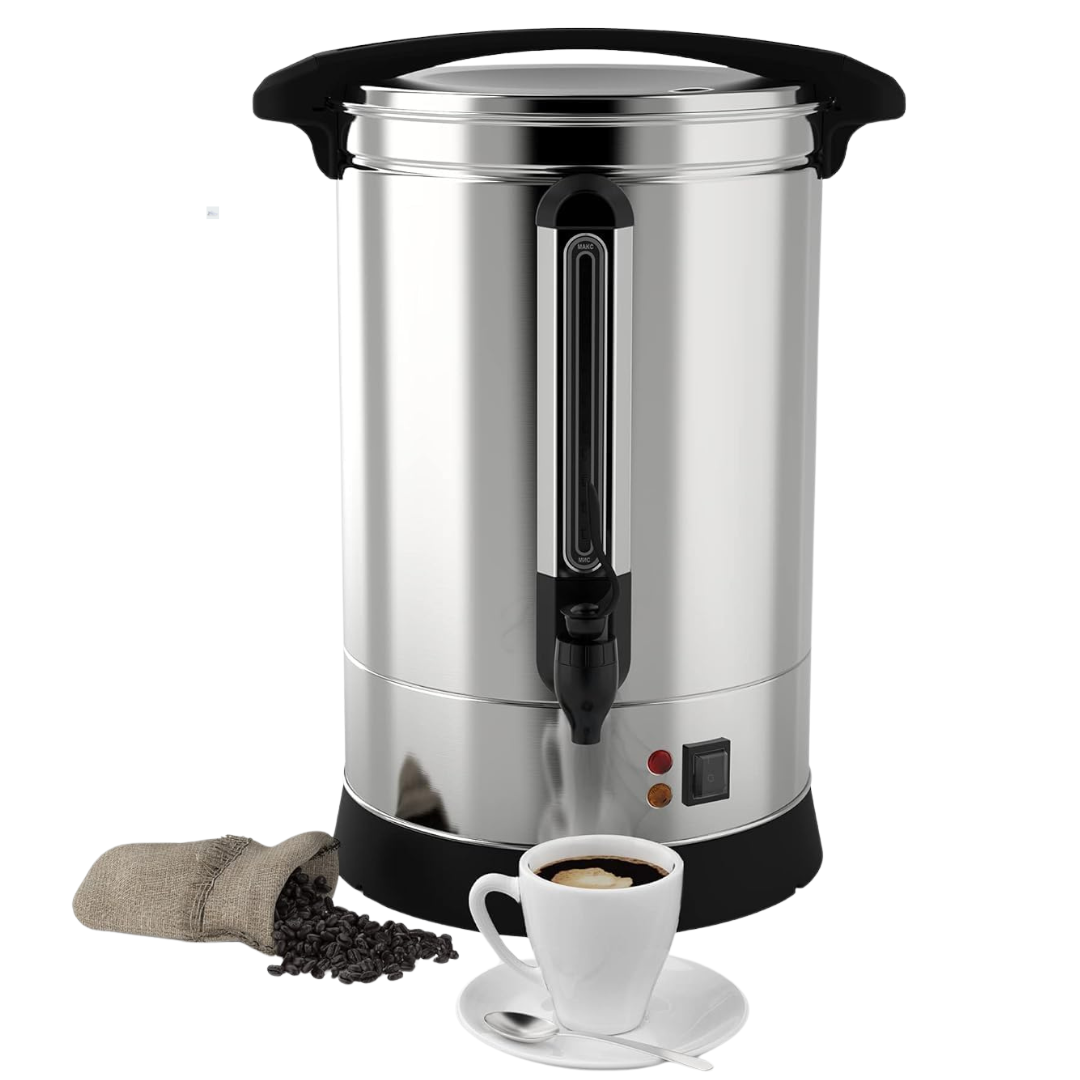 100-Cup 14L Stainless Steel Commercial Coffee Maker