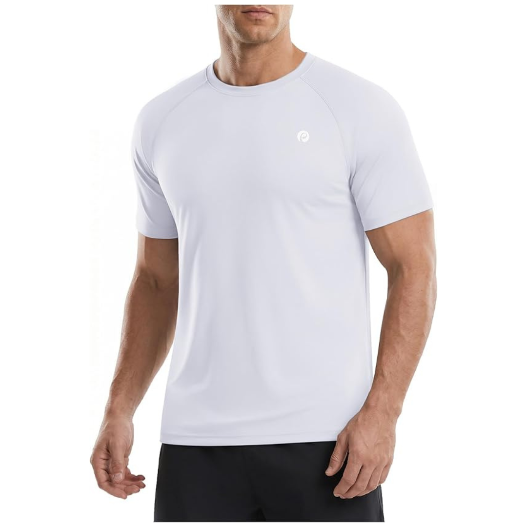 Men's UPF 50+ Quick-Dry Athletic Workout T-Shirt (4 Colors)