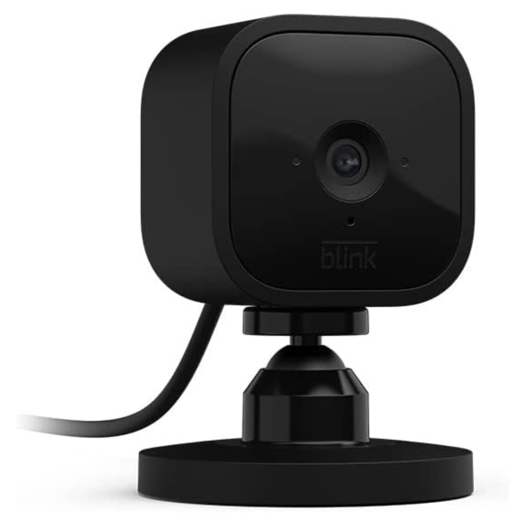Blink Mini 1080p HD Wi-Fi Indoor Plug-In Indoor Smart Security Camera (2 Colors)