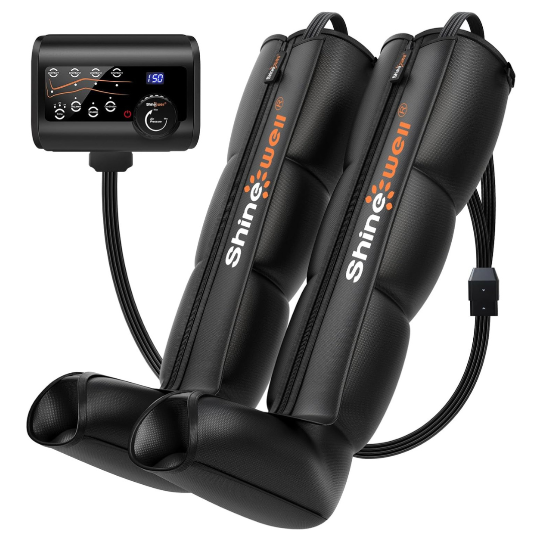 Shine Well Leg Recovery Compression System For Foot & Leg Massage