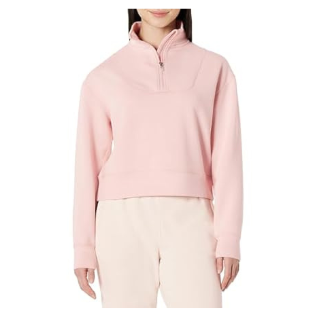 Amazon Essentials Women's Active Sweat Half Zip Pullover Sweatshirt (Various)