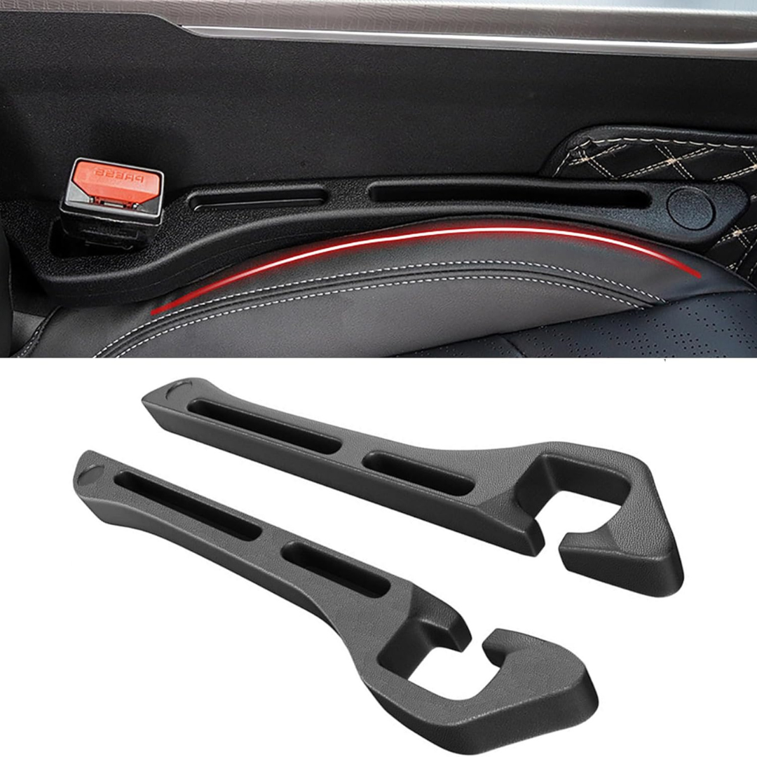 2-Pack JCL Soft Universal Car Seat Gap Filler