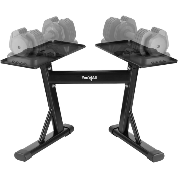 Yes4All 160-lb Capacity Adjustable Dumbbell Stand With Strap