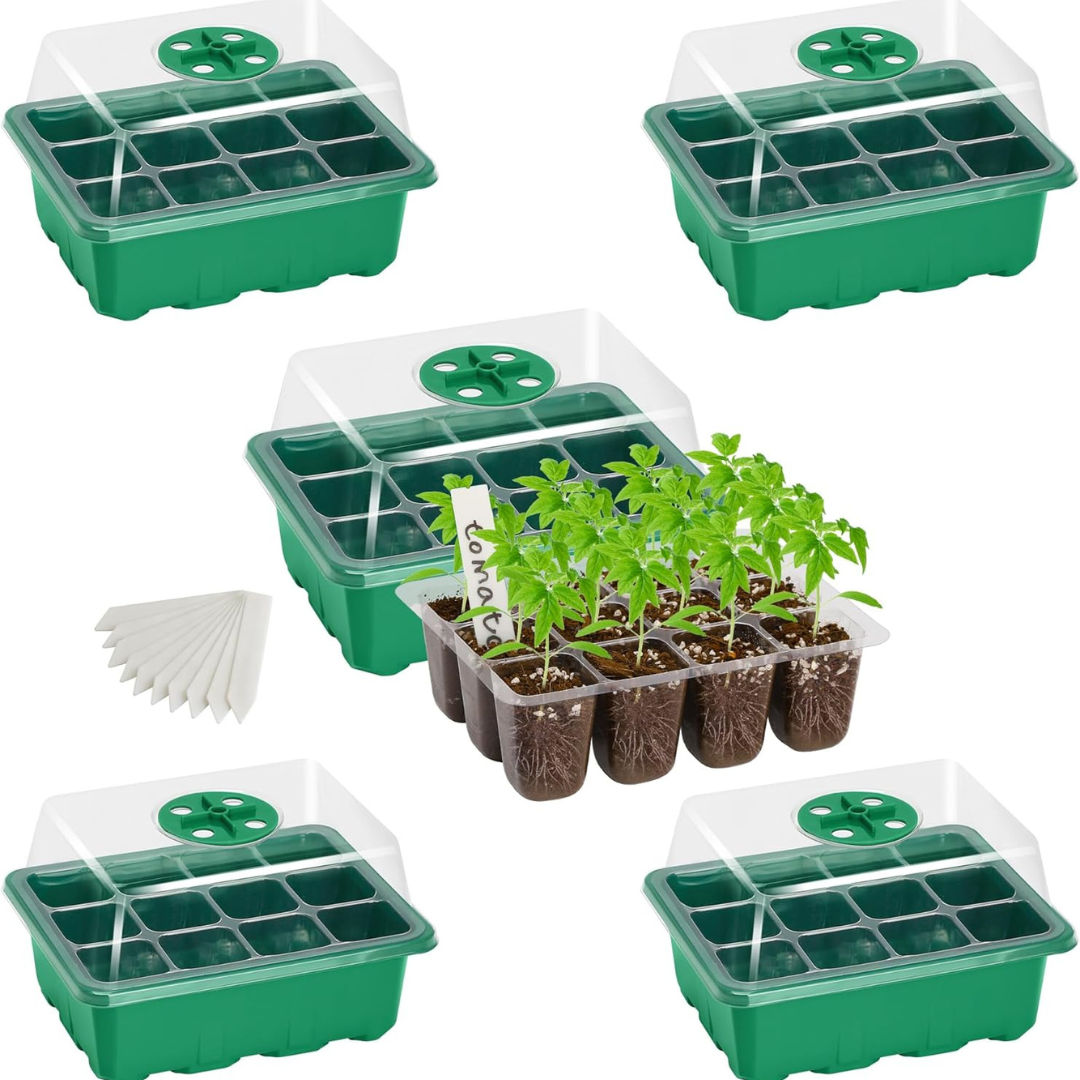 5-Pack Bonviee Seed Starter Trays