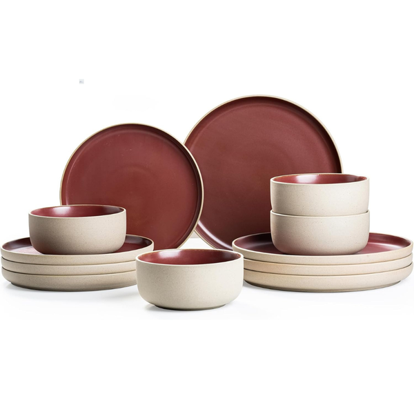12-Piece Dafuceramic Dinnerware Set