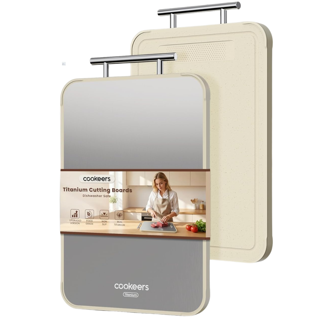 15.8"x10.24" Double Side Titanium Cutting Board
