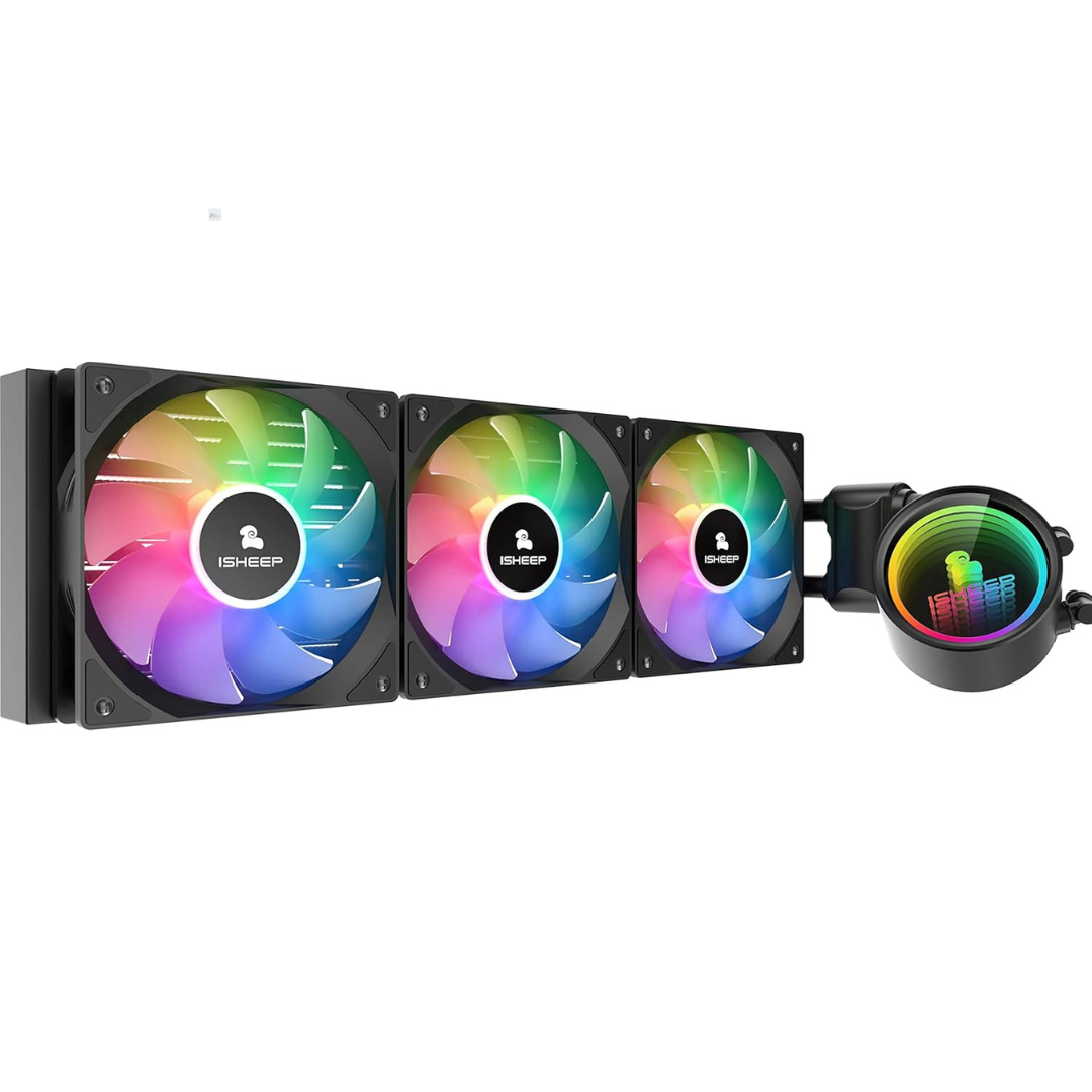 ISHEEP 360mm All-in-One AIO Liquid CPU Cooler