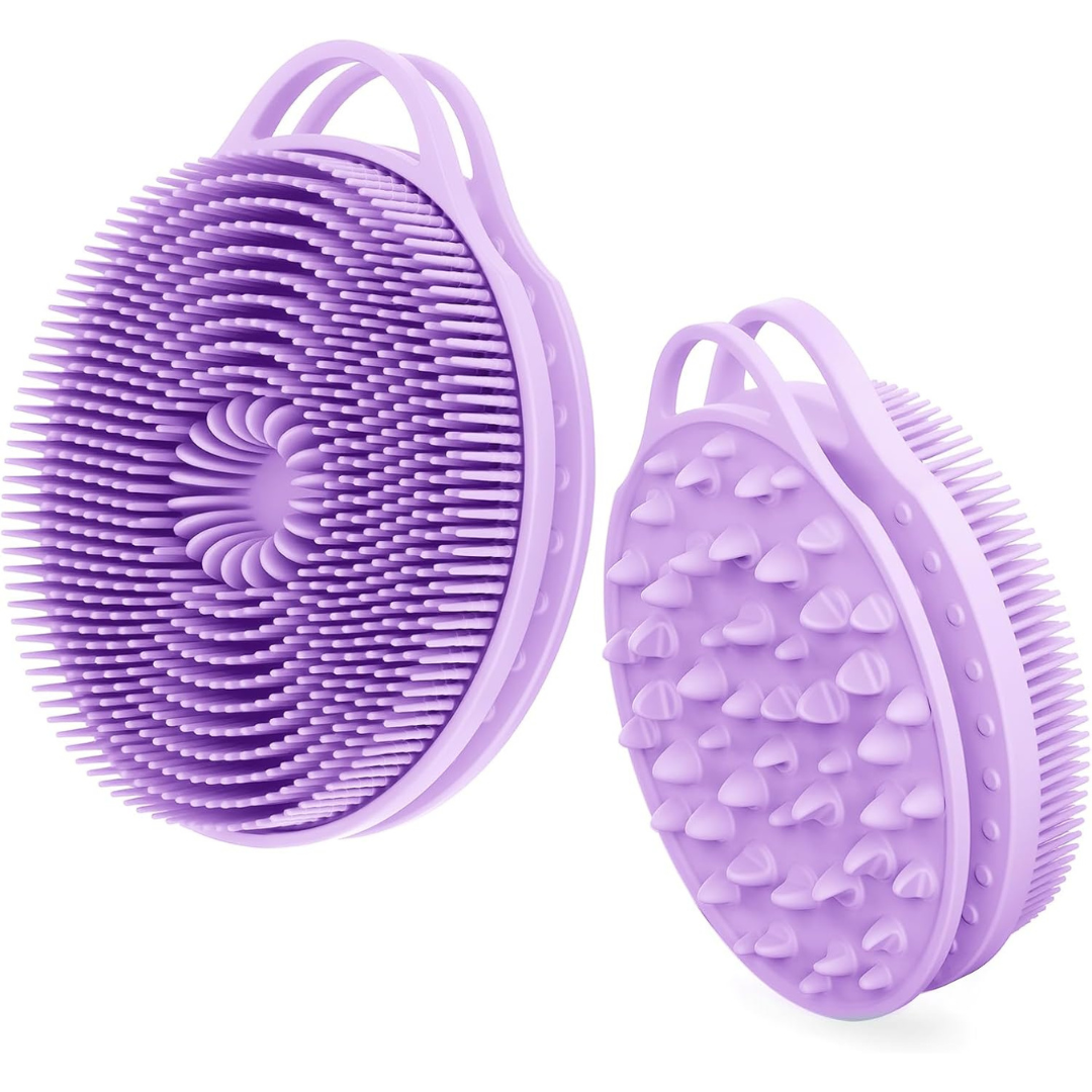 2-in-1 Silicone Body Scrubber & Massager Brush (Various)