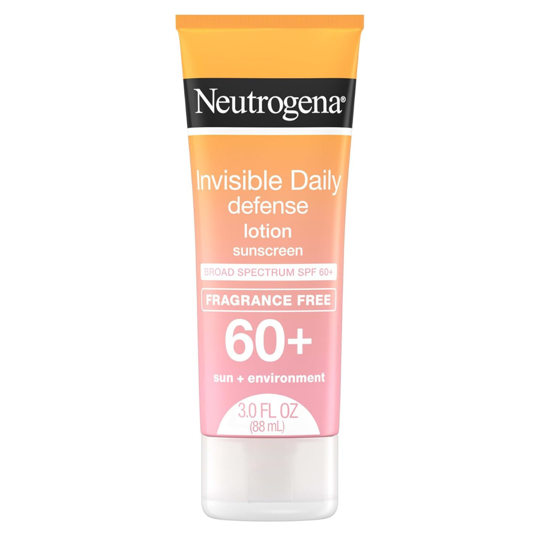 1.7-Oz Neutrogena Invisible Daily Defense SPF 60 Face Sunscreen & Hydrating Serum