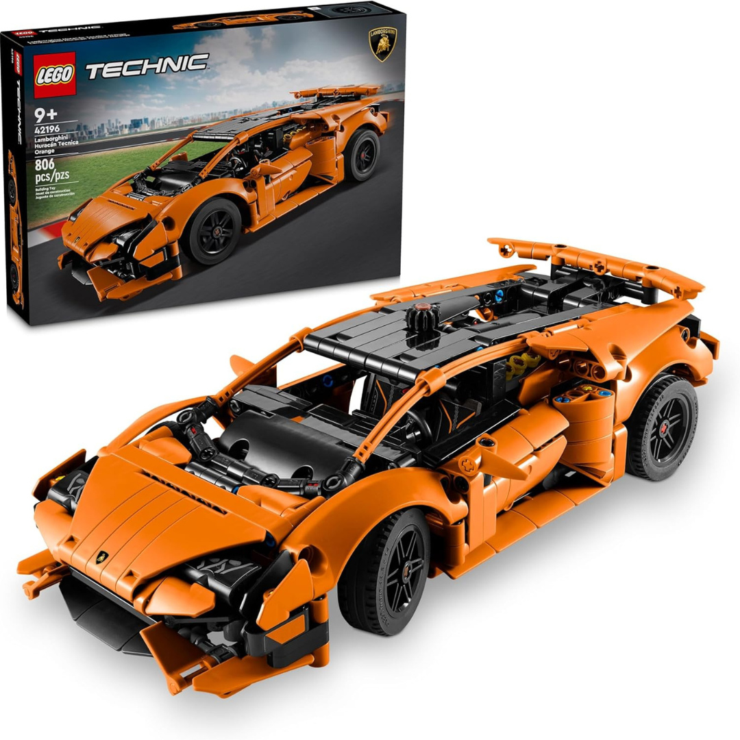 LEGO Technic Lamborghini Huracn Tecnica Orange Toy Car (42196)
