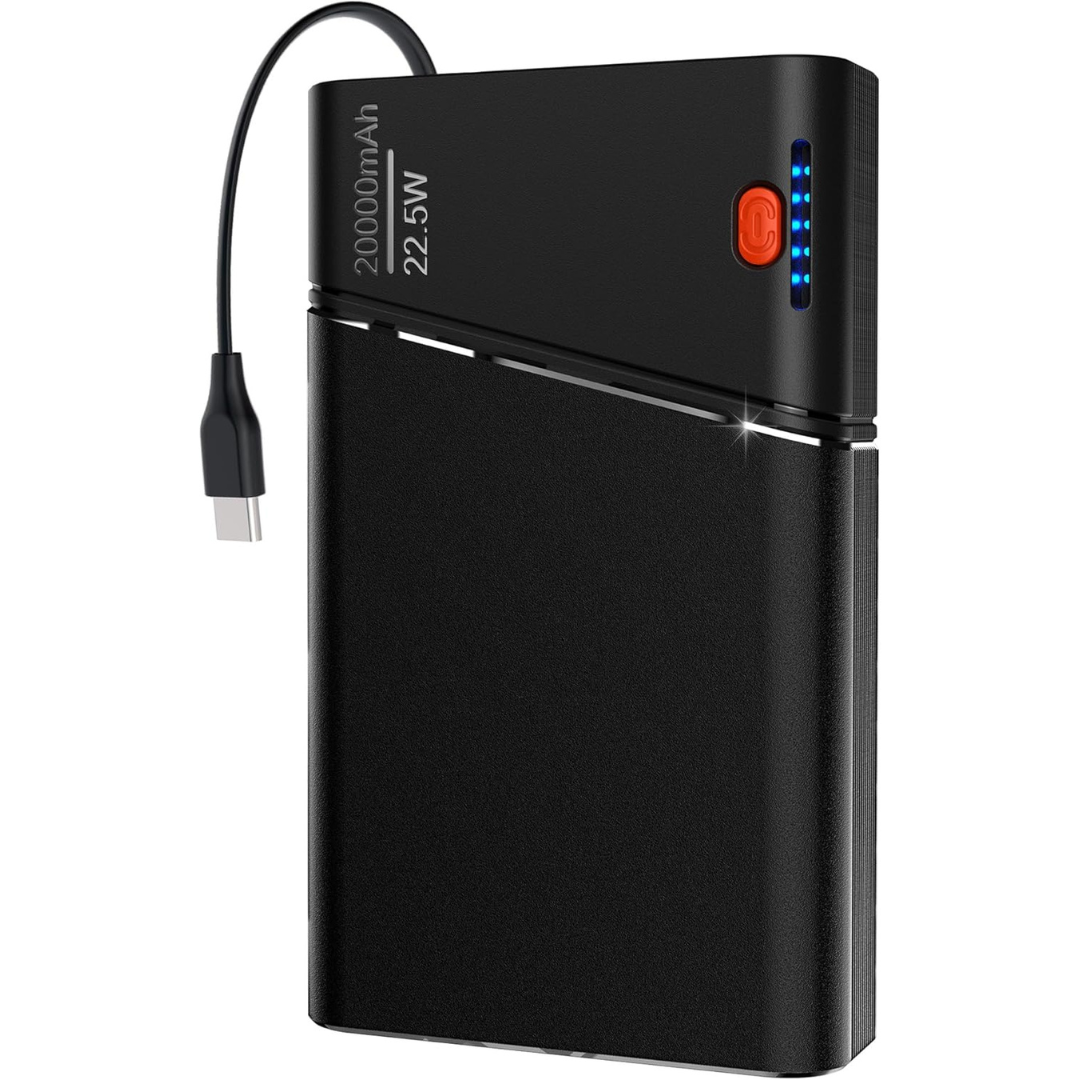 22.5W PD 3.0+QC 4.0 Super Fast Charging Power Bank