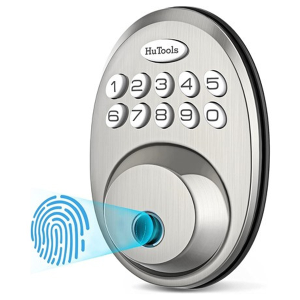 HuTools Biometric Keyless Entry Deadbolt Door Lock