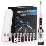 Sonic Electric Toothbrush With 10 Brush Heads (Various)