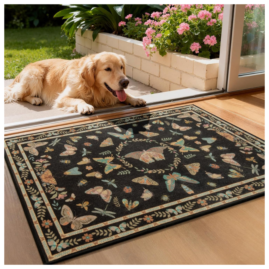 2 x 3Ft Small Non-Slip Washable Thin Area Rug (Various)