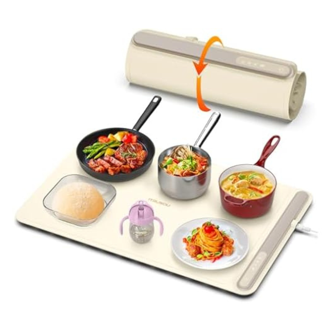 Full Surface Heating Rollable Electric Warming Tray
