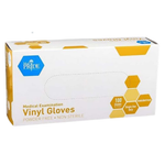 100-Count MedPride Powder-Free Medical Vinyl Exam Gloves