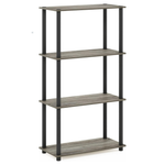 Furinno Turn-N-Tube 4-Tier Multipurpose Shelf Display Rack