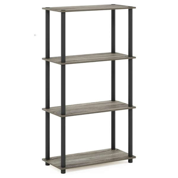 Furinno Turn-N-Tube 4-Tier Multipurpose Shelf Display Rack