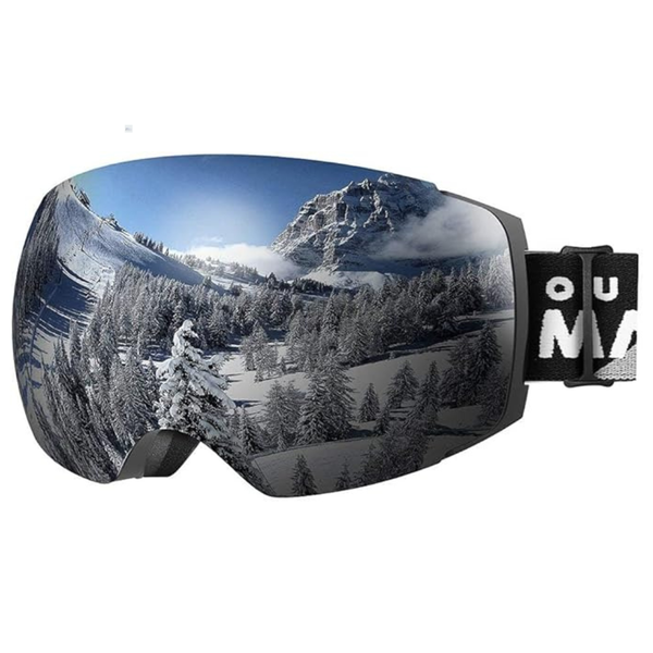 OutdoorMaster Unisex Frameless UV400 Protection Snow Goggles