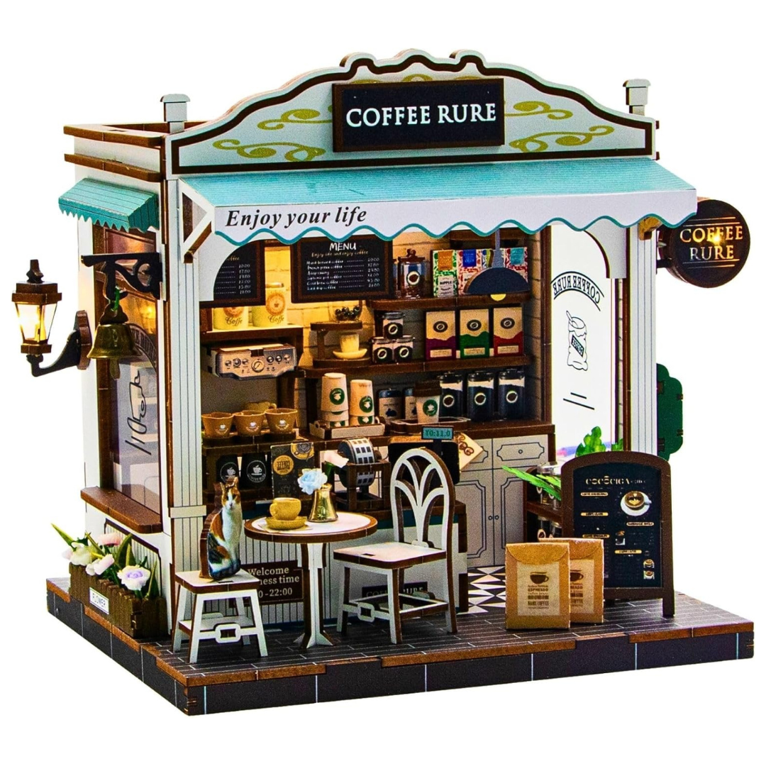 Soothee DIY Miniature House Kit With LED Light