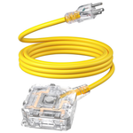 10-Ft 6-Outlet Heavy Duty Outdoor Extension Cord