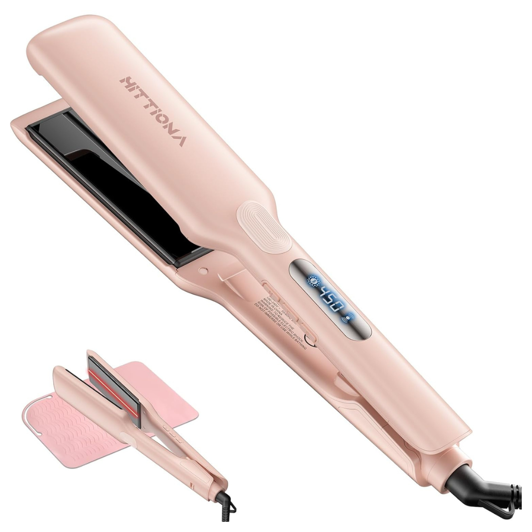 1.75" Ceramic Infrared Ionic Flat Iron With 5s Fast Heat-Up