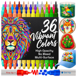36-Count Kids Artistro Dual-Tip Acrylic Paint Markers