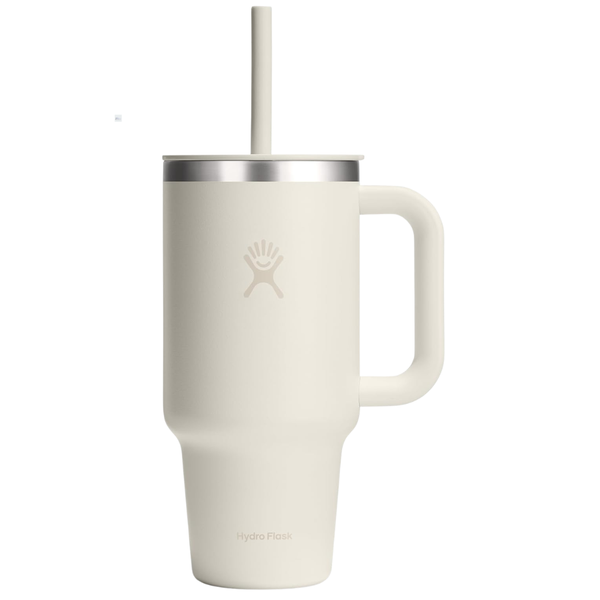 32-Oz Hydro Flask Travel Tumbler W/ Handle, Lid & Straw