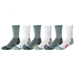 6-Pair Amazon Essentials Men's Performance Cotton Cushioned Crew Socks