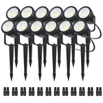 12-Pack 7W 840LM LED Landscape Lighting With Connectors