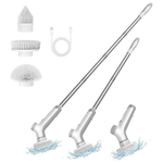 Vewior Cordless Electric Spin Shower Scrubber W/ 3 Adjustable Angles