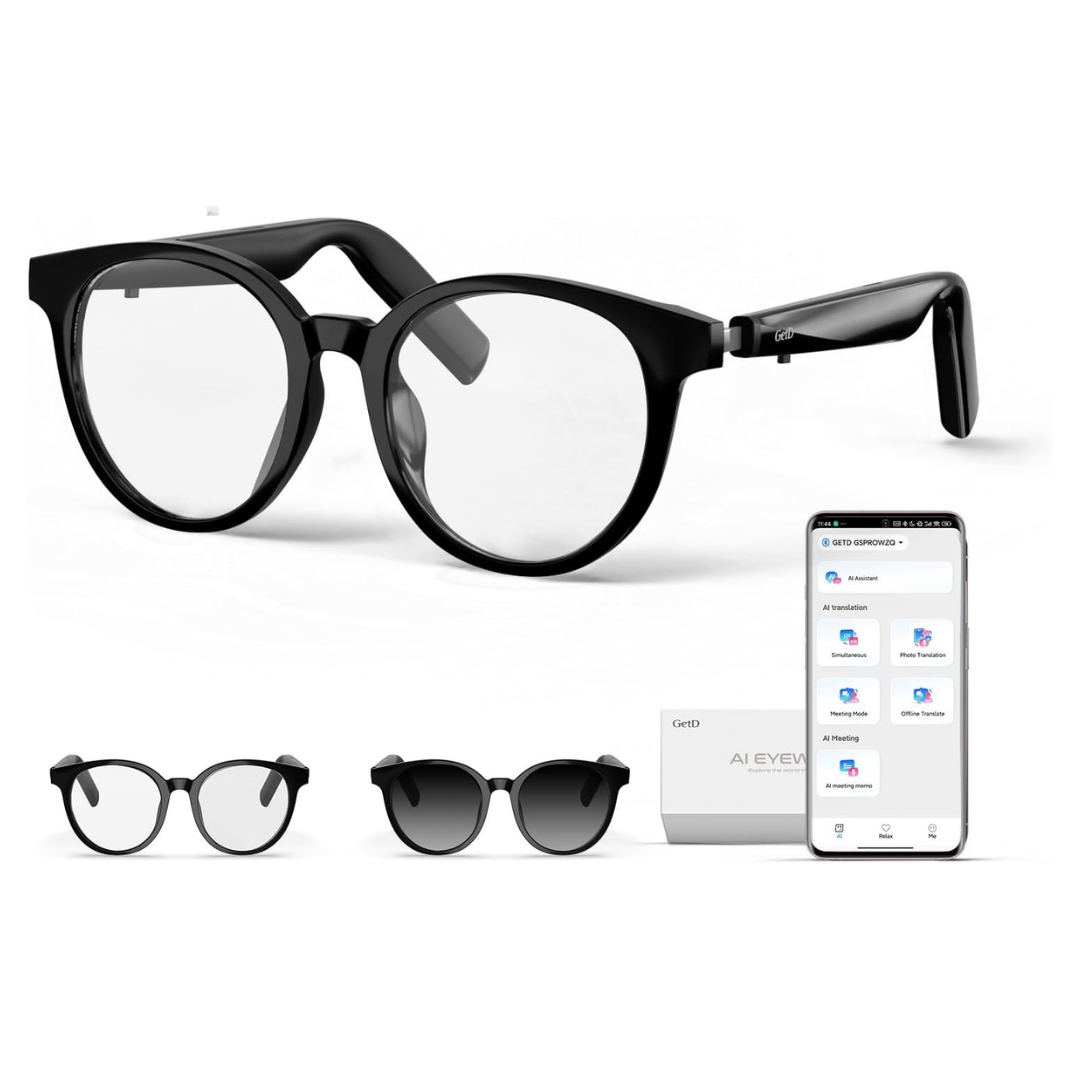 GetD AI Men & Women Bluetooth Smart Glasses Powered By ChatGPT
