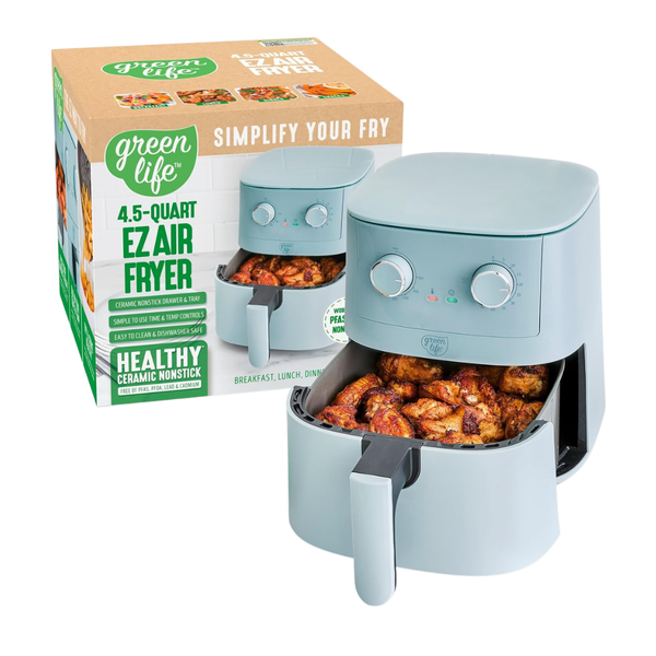 4.5QT GreenLife Ceramic Nonstick Air Fryer