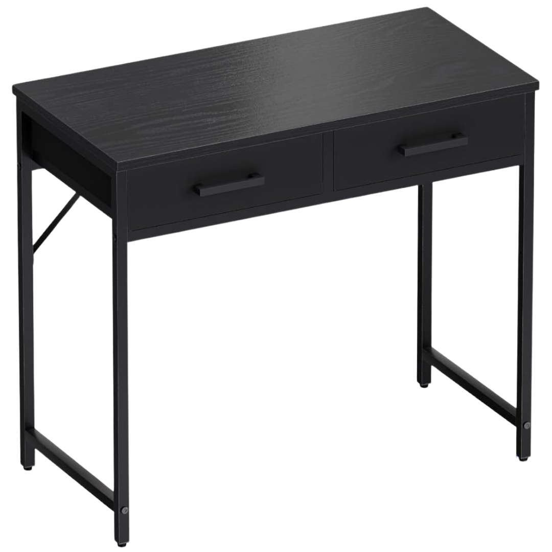 Pamray 32'' Small Computer Desk With 2 Drawers
