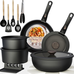 21-Piece Astercook Non Stick Ceramic Pots & Pans Set