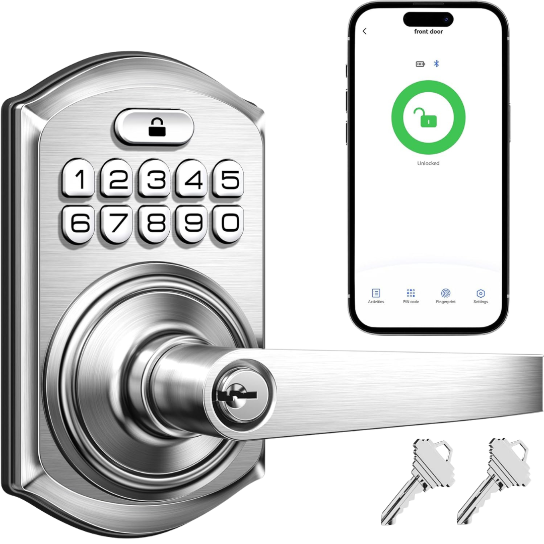 Teeho TE019 Smart Keyless Entry Door Lock W/ Handle