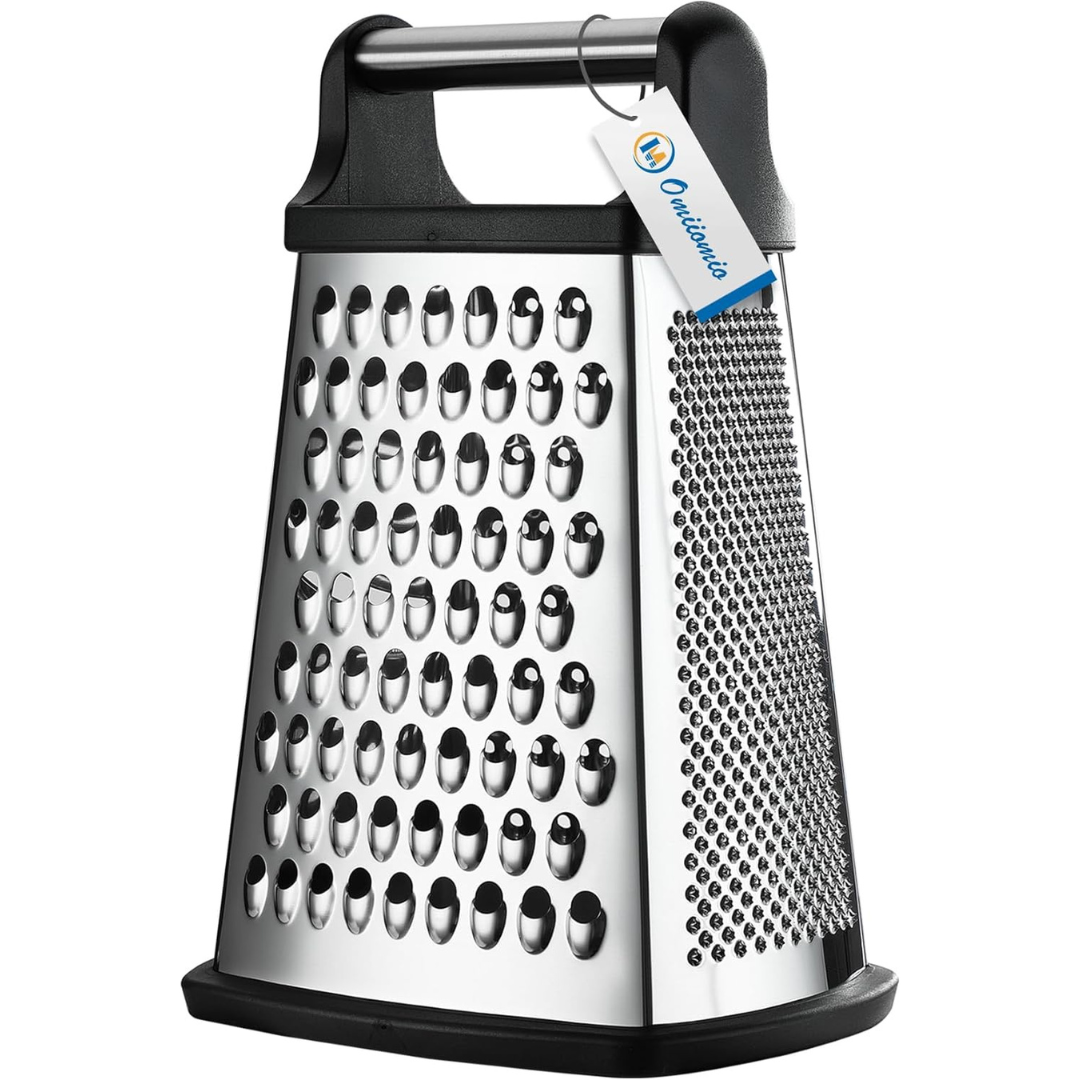 OIM Omiiomio 4-Sided Stainless Steel Box Cheese Grater