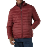 Amazon Essentials Men's Packable Lightweight Water-Resistant Puffer Jacket