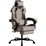 Wotsta Ergonomic PC Gaming Chair With Footrest Headrest & Lumbar Support