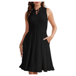 Women's Crewneck Sleeveless Tank Dress (Various)