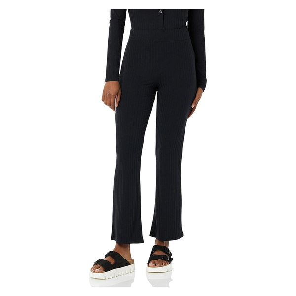 Amazon Essentials Women's Wide Rib Flared Ankle Pant