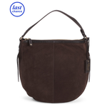 Ashwood Women's Suede Crescent Hobo Bag With Studded Strap