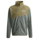 adidas Men's Terrex Multi Full-Zip Fleece Hiking Jacket