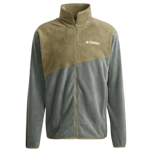 adidas Men's Terrex Multi Full-Zip Fleece Hiking Jacket