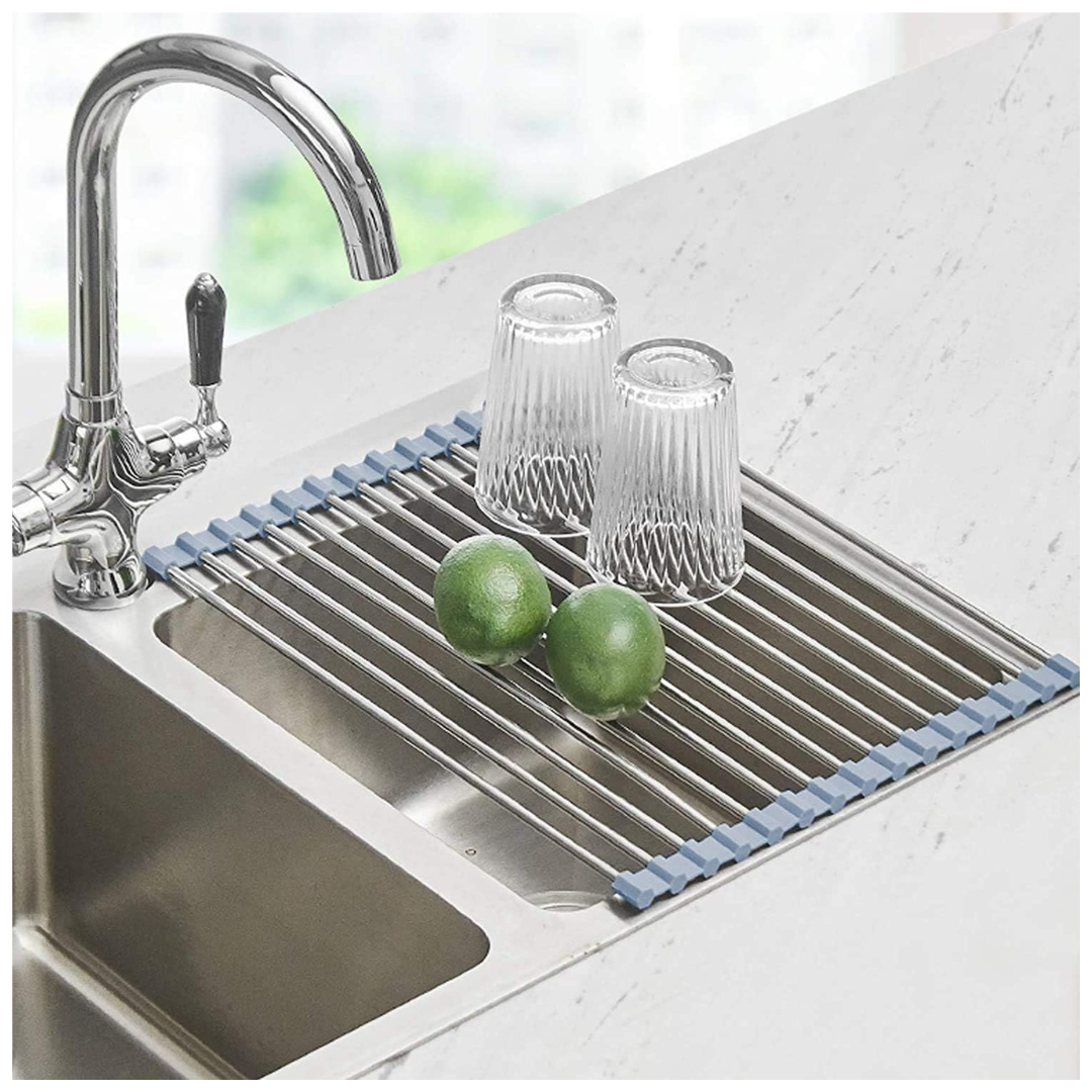 17.5" x 11.8" Roll Up Dish Drying Rack