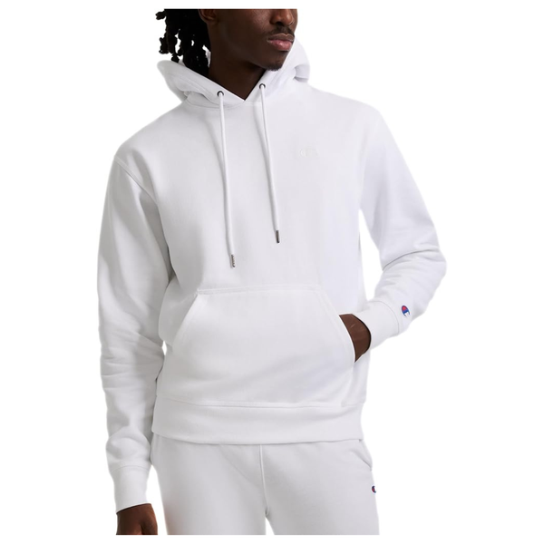 Champion Men's Pullover Fleece Hoodie (White)