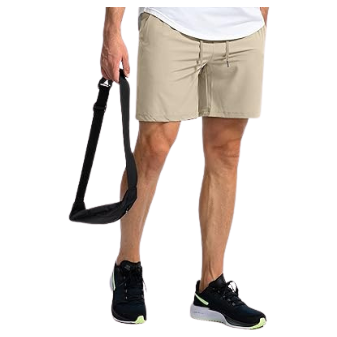 Men's 7" Quick Dry Running Shorts With Zipper Pockets