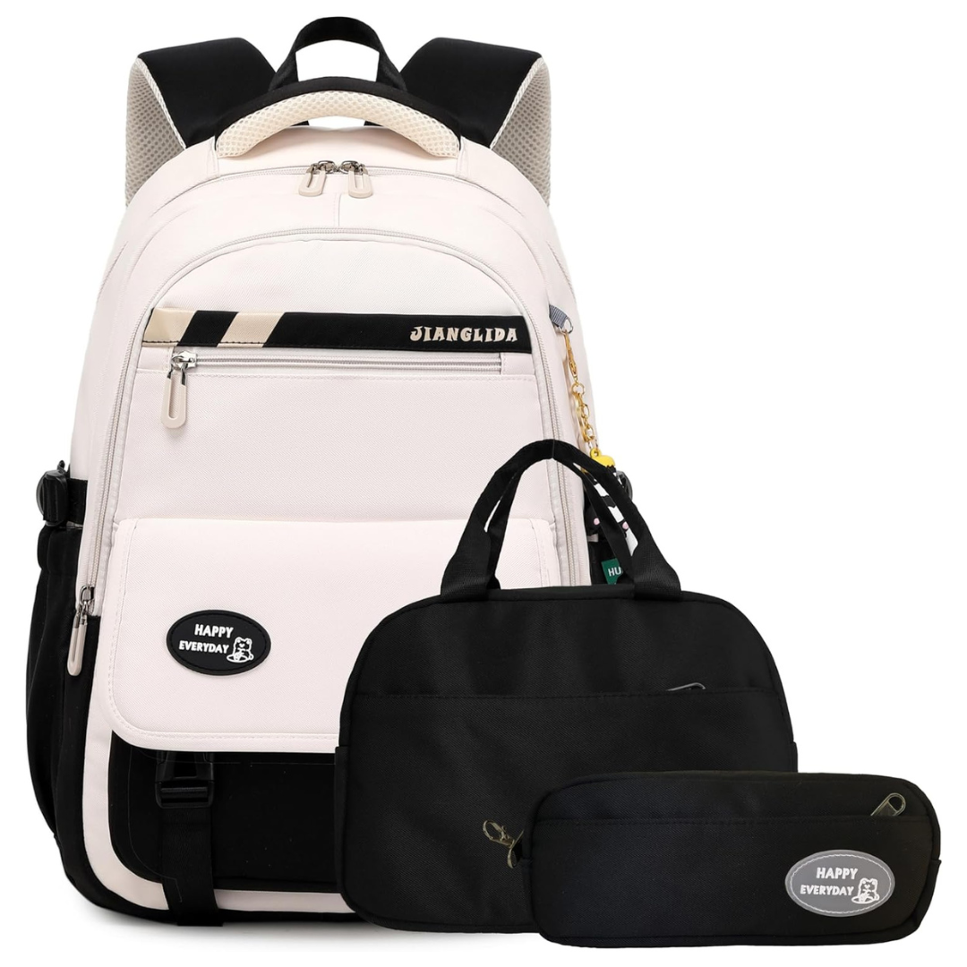 3-Piece Vidoscla Kids Backpack Set With Lunch Box